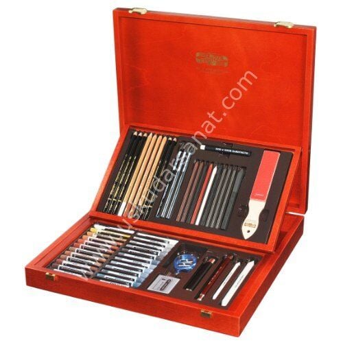 Kohinoor Artist Karakalem- Toz Pastel Ahşap Set 8896