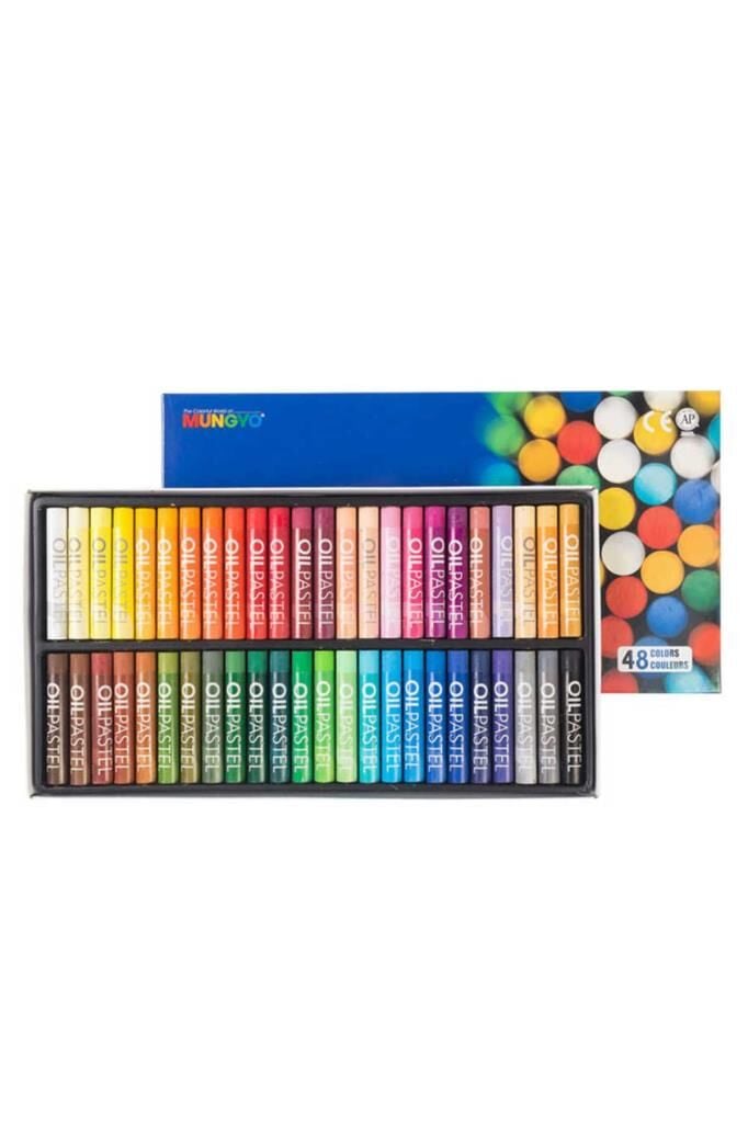 Mungyo 48li Yağlı Pastel Karton Kutu