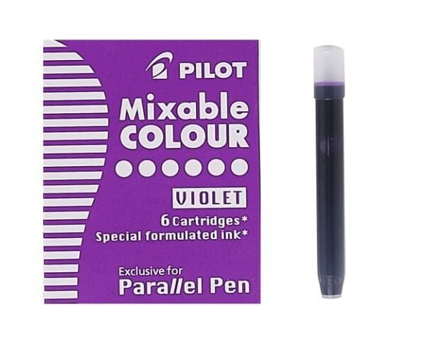 Pilot Parallel Pen Mürekkep Kartuş - Renk : Mor 6 ad