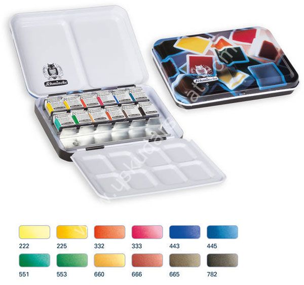 Schmincke Akademie Aquarell 1/2 Tablet Suluboya 12'li