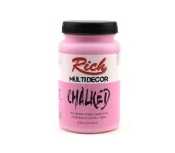 Rich Multi Decor Chalked Akrilik Boya 250ml. 4522 BEBEK PEMBE