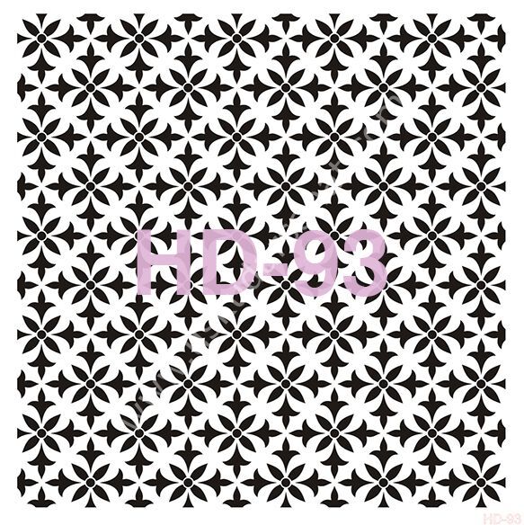 Cadence Home Decor Mobilya - Duvar Stencil 45x45cm HD-93