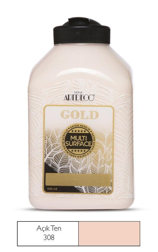 Artdeco Gold Multi Surface Akrilik Boya 500ml 308 Açık Ten