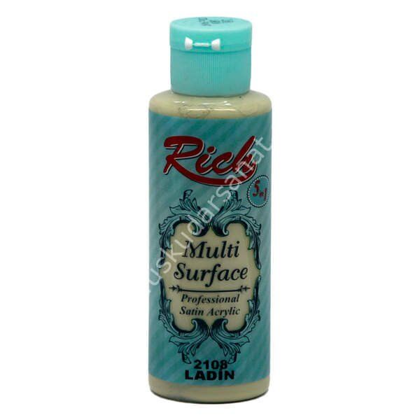 Rich Multi Surface Her Yüzey İçin Akrilik Boya 130 cc. 2108 LADİN