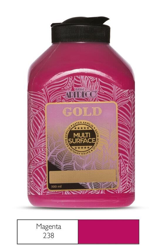 Artdeco Gold Multi Surface Akrilik Boya 500ml 238 Magenta