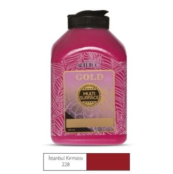 Artdeco Gold Multi Surface Akrilik Boya 500ml 228 İstanbul Kırmızısı