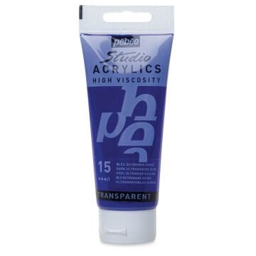 Pebeo Studio Yüksek Viskoziteli Akrilik Boya 100 ml Dark Ultramarine Blue 15