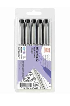 Zig Çizim Kalemi Millenium Ms/5V 5 Li Set