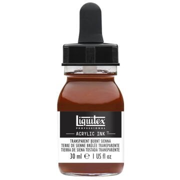 Liquitex Professional Akrilik Mürekkep 30 ml Transparent Burnt Sienna 129