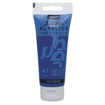 Pebeo Studio Yüksek Viskoziteli Akrilik Boya 100 ml Primary Cyan 49