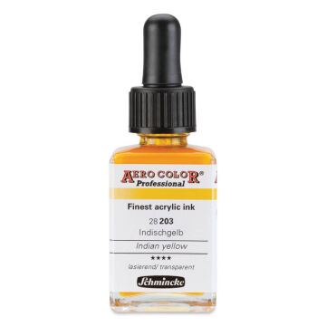 Schmincke Aero Color Profesyonel Akrilik Mürekkep 28 ml Indian Yellow 203