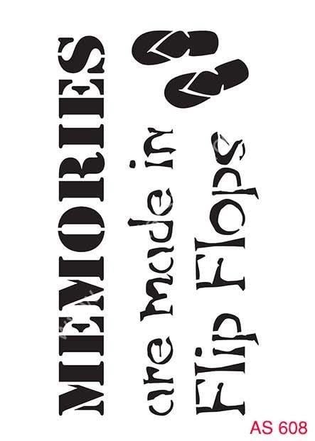 Cadence Stencil Şablon AS Serisi A4  AS608