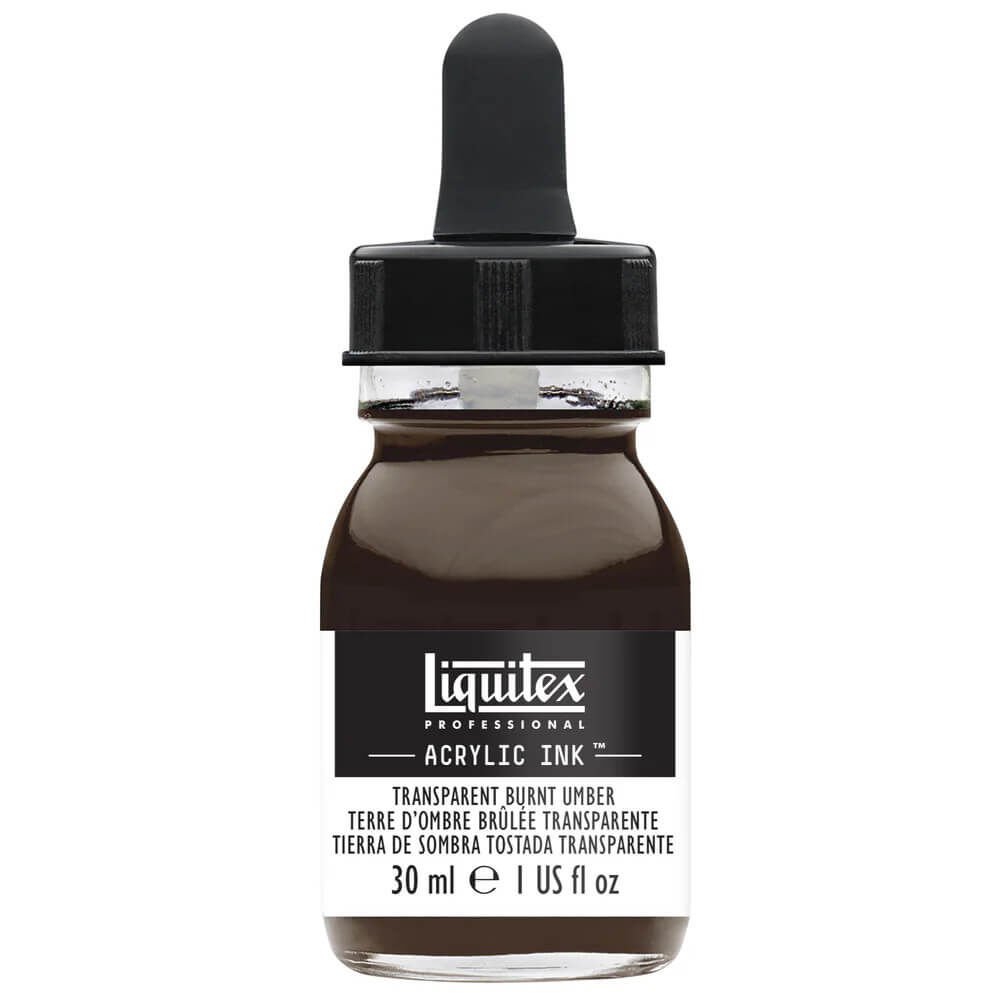Liquitex Professional Akrilik Mürekkep 30 ml Transparent Burnt Umber 130