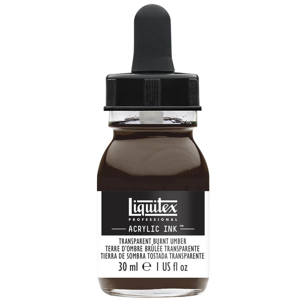 Liquitex Professional Akrilik Mürekkep 30 ml Transparent Burnt Umber 130
