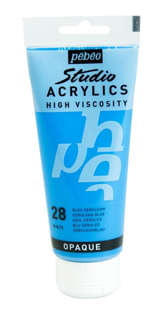 Pebeo Studio Akrilik Boya 100ml Tüp 28 Cerulean Blue