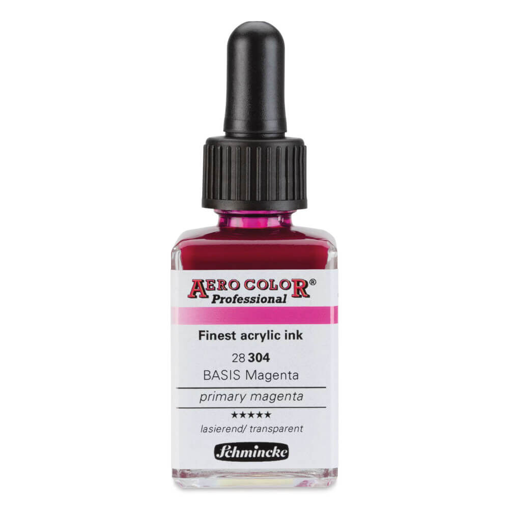 Schmincke Aero Color Profesyonel Akrilik Mürekkep 28 ml Primary Magenta 304