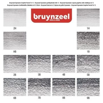 Bruynzeel Expression Graphite Çizim Seti 12'li