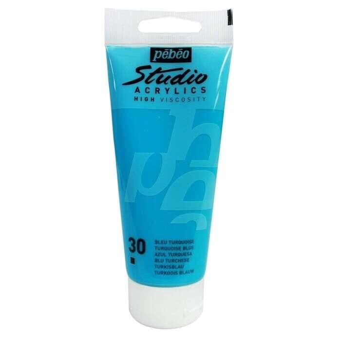 Pebeo Studio Akrilik Boya 100ml Tüp 30 Turquoise Blue