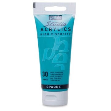 Pebeo Studio Yüksek Viskoziteli Akrilik Boya 100 ml Turquoise Blue 30
