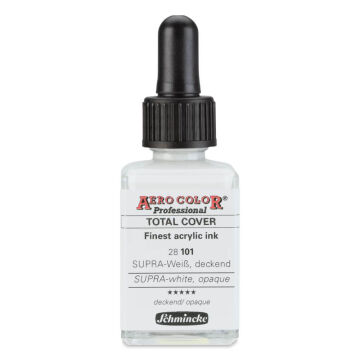 Schmincke Aero Color Profesyonel Akrilik Mürekkep 28 ml SUPRA-White,Opaque 101