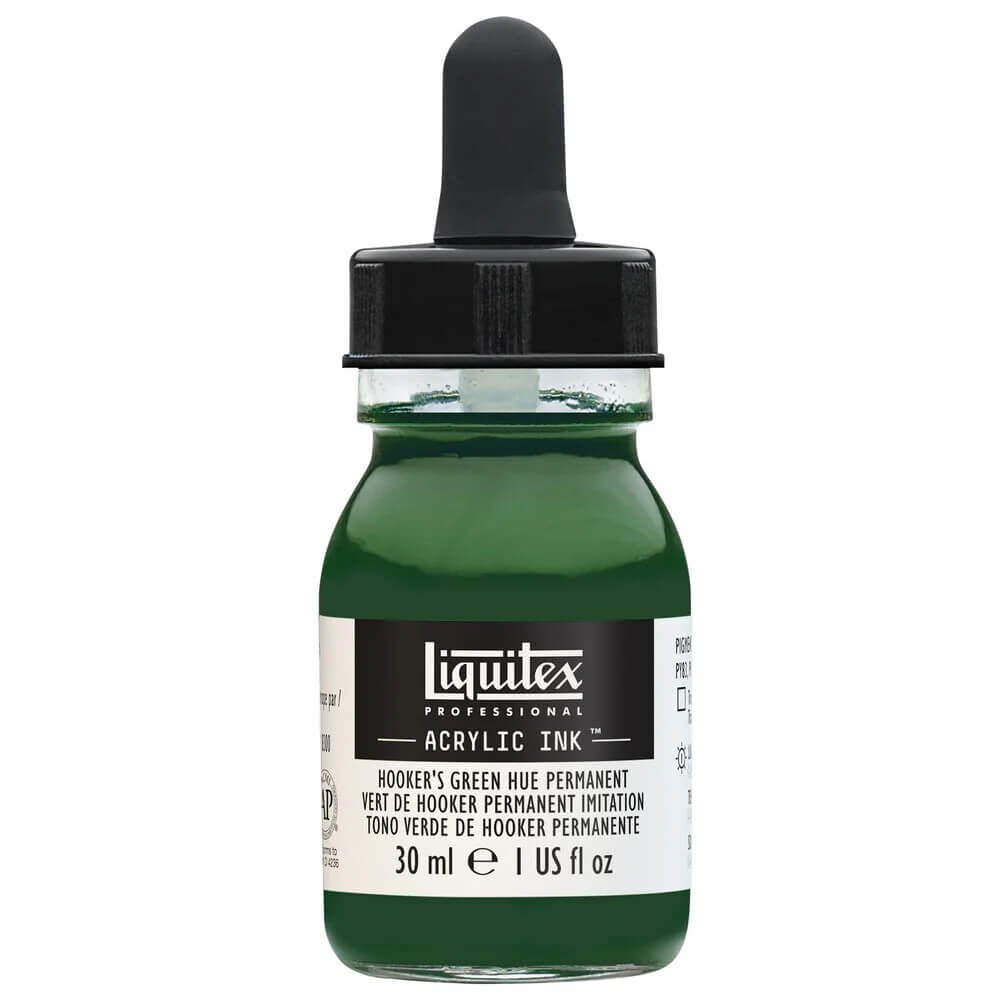 Liquitex Professional Akrilik Mürekkep 30 ml Hooker's Green Hue Permanent 224
