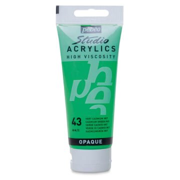 Pebeo Studio Yüksek Viskoziteli Akrilik Boya 100 ml Cadmium Green Hue 43