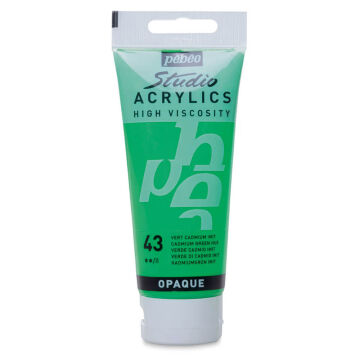 Pebeo Studio Yüksek Viskoziteli Akrilik Boya 100 ml Cadmium Green Hue 43