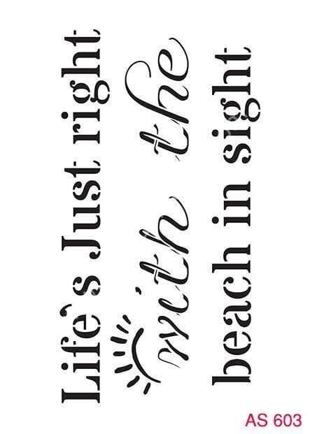 Cadence Stencil Şablon AS Serisi A4  AS603