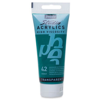 Pebeo Studio Yüksek Viskoziteli Akrilik Boya 100 ml Phthalocyanine Green 42