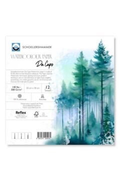 Schoellershammer Da Capo Cold Press Suluboya Defteri 300 gr 30x30 cm 12 Yaprak