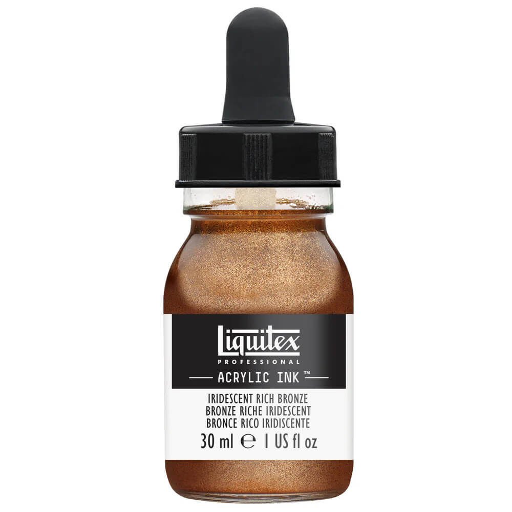 Liquitex Professional Akrilik Mürekkep 30 ml Iridescent Rich Bronze 229