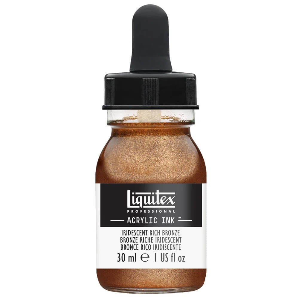 Liquitex Professional Akrilik Mürekkep 30 ml Iridescent Rich Bronze 229