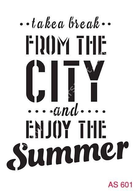 Cadence Stencil Şablon AS Serisi A4  AS601