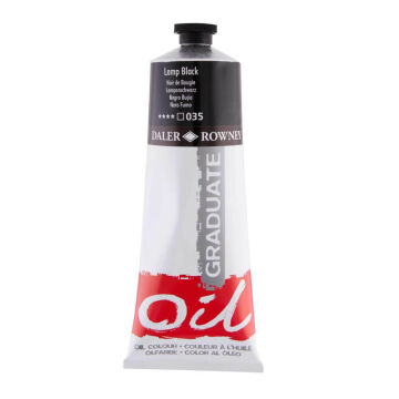 Daler Rowney Graduate Yağlı Boya 200 ml Lamp Black 035