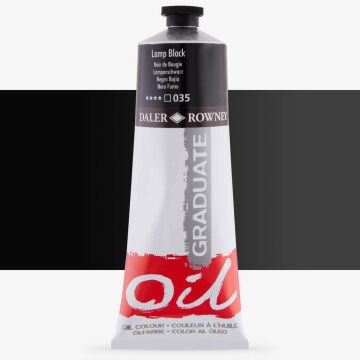 Daler Rowney Graduate Yağlı Boya 200 ml Lamp Black 035