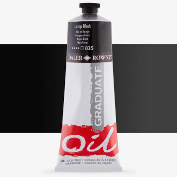 Daler Rowney Graduate Yağlı Boya 200 ml Lamp Black 035