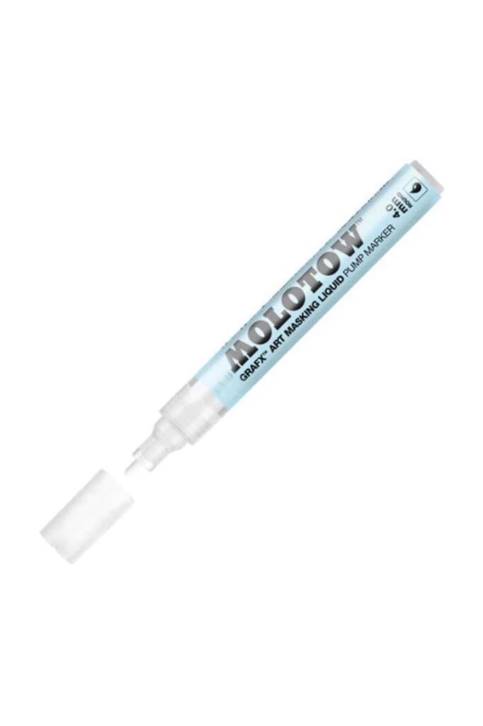 Molotow Grafx Art Masking Liquid Marker Maskeleme Kalemi 4 mm Yuvarlak Uç