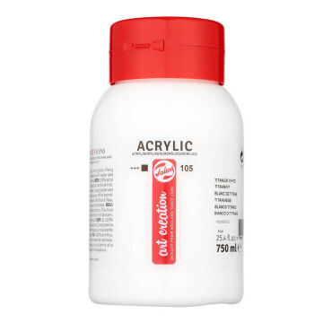 Art Creation Akrilik Boya 750 ml Titanium White 105