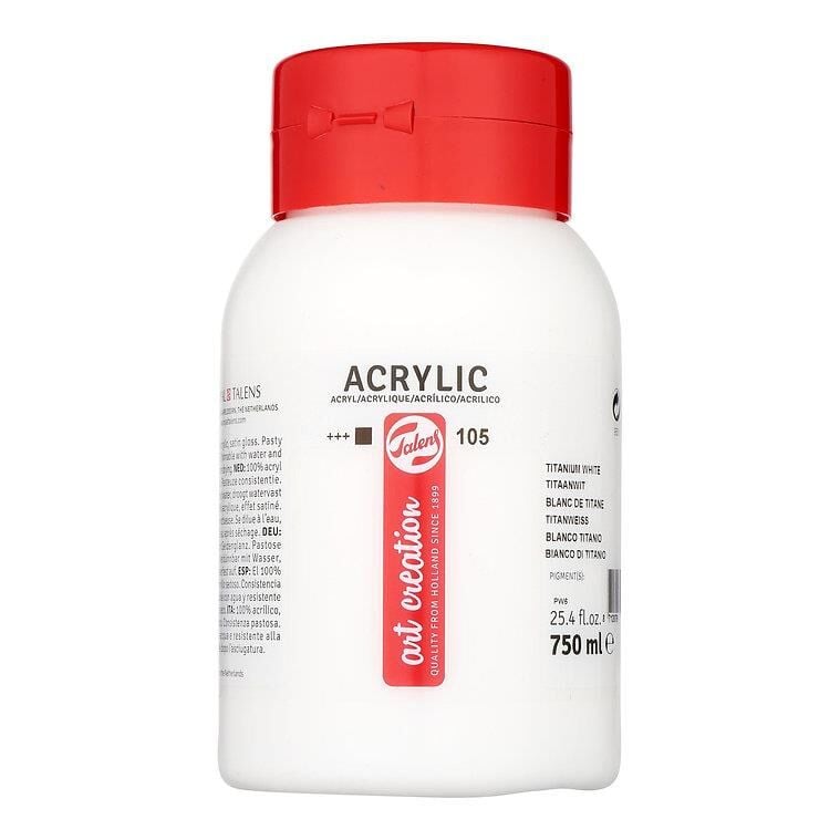 TALENS ARTCREATİON AKRİLİK 750 ML TITANIUM WHITE 105