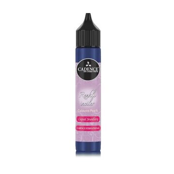 Cadence Renkli İnciler/Likit Mücevher 25ml 590 Metalik Safir
