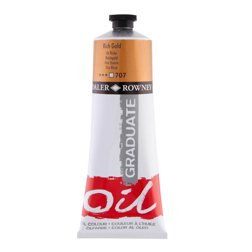 Daler Rowney Graduate Yağlı Boya 200 ml Rich Gold 707