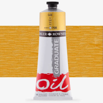 Daler Rowney Graduate Yağlı Boya 200 ml Gold 708