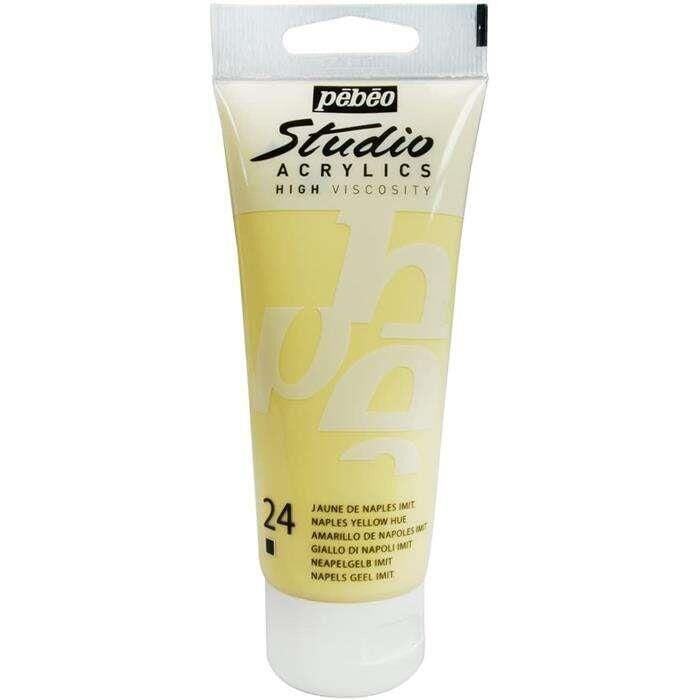 Pebeo Studio Akrilik Boya 100ml Tüp 24 Naples Yellow