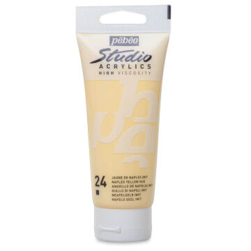 Pebeo Studio Yüksek Viskoziteli Akrilik Boya 100 ml Naples Yellow Hue 24