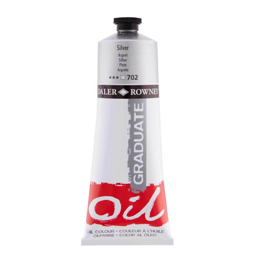 Daler Rowney Graduate Yağlı Boya 200 ml Silver 702