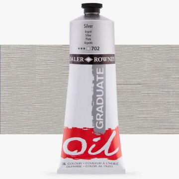 Daler Rowney Graduate Yağlı Boya 200 ml Silver 702