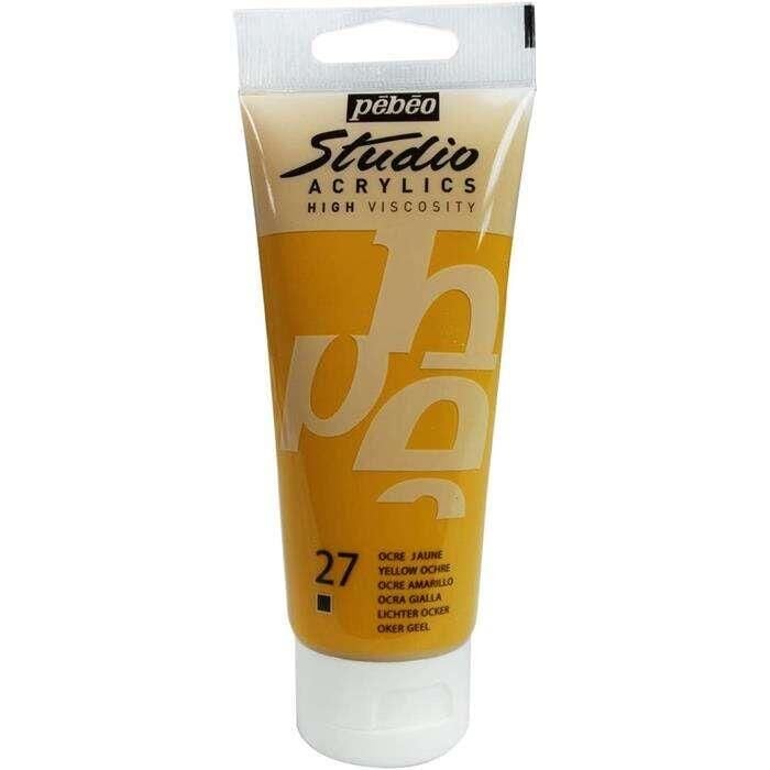 Pebeo Studio Akrilik Boya 100ml Tüp 27 Yellow Ochre