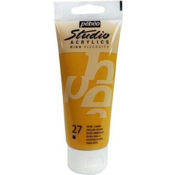 Pebeo Studio Yüksek Viskoziteli Akrilik Boya 100 ml Yellow Ochre 27