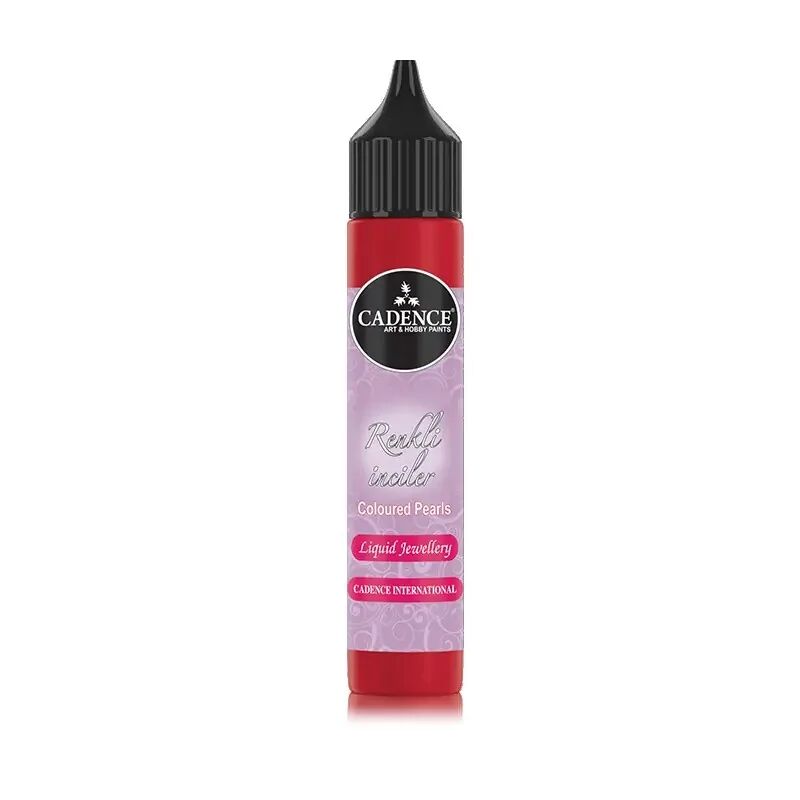 Cadence Renkli İnciler/Likit Mücevher 25ml 564 Scarlet Kırmızı