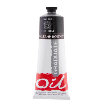 Daler Rowney Graduate Yağlı Boya 200 ml Ivory Black 034